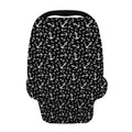 Black And White Anchor Pattern Print Baby Seat Cover