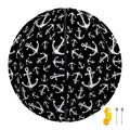 Black And White Anchor Pattern Print Basketball