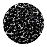 Black And White Anchor Pattern Print Basketball