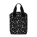 Black And White Anchor Pattern Print Bible Tote Bag