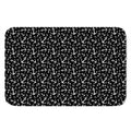 Black And White Anchor Pattern Print Indoor Door Mat