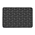 Black And White Anchor Pattern Print Kitchen Mat