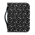 Black And White Anchor Pattern Print Leather Bible Cover