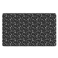 Black And White Anchor Pattern Print Polyester Doormat