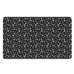 Black And White Anchor Pattern Print Polyester Doormat