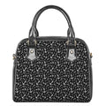 Black And White Anchor Pattern Print Shoulder Handbag