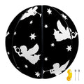 Black And White Angel Pattern Print Basketball