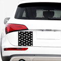 Black And White Angel Pattern Print Car Sticker