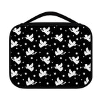 Black And White Angel Pattern Print Classic Bible Case