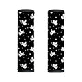 Black And White Angel Pattern Print Handle Covers