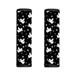 Black And White Angel Pattern Print Handle Covers
