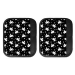 Black And White Angel Pattern Print Handle Covers