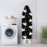 Black And White Angel Pattern Print Ironing Board Cover