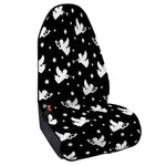 Black And White Angel Pattern Print Waterproof Car Seat Cover