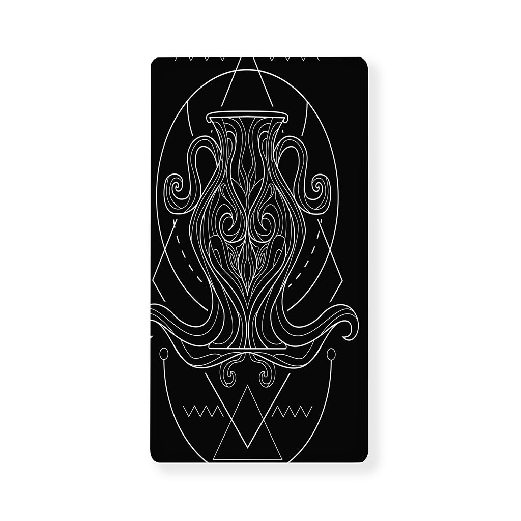 Black And White Aquarius Sign Print Baby Crib Sheet