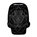 Black And White Aquarius Sign Print Baby Seat Cover