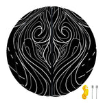 Black And White Aquarius Sign Print Basketball