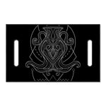 Black And White Aquarius Sign Print Golf Cart Seat Cover