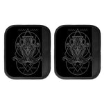 Black And White Aquarius Sign Print Handle Covers