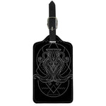 Black And White Aquarius Sign Print Luggage Tag