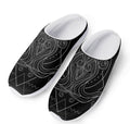Black And White Aquarius Sign Print Mesh Casual Shoes