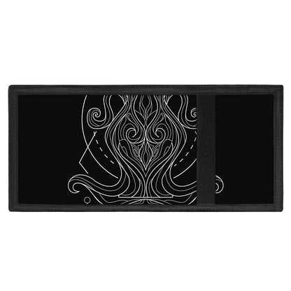 Black And White Aquarius Sign Print Trifold Wallet