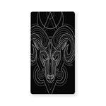 Black And White Aries Sign Print Baby Crib Sheet