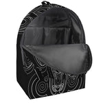 Black And White Aries Sign Print Backpack