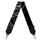 Black And White Aries Sign Print Bag Strap