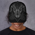Black And White Aries Sign Print Baseball Cap