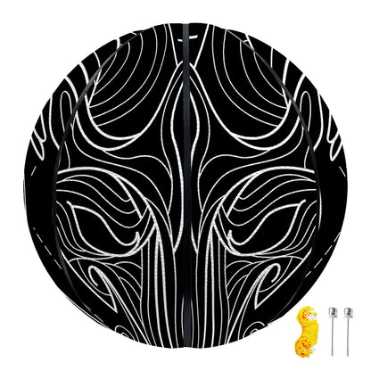 Black And White Aries Sign Print Basketball