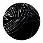 Black And White Aries Sign Print Basketball