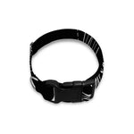 Black And White Aries Sign Print Dog Collar