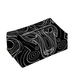 Black And White Aries Sign Print Rectangle Tissue Box Cover