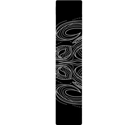 Black And White Aries Sign Print Table Runner