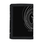 Black And White Aries Sign Print Trifold Wallet