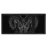 Black And White Aries Sign Print Trifold Wallet