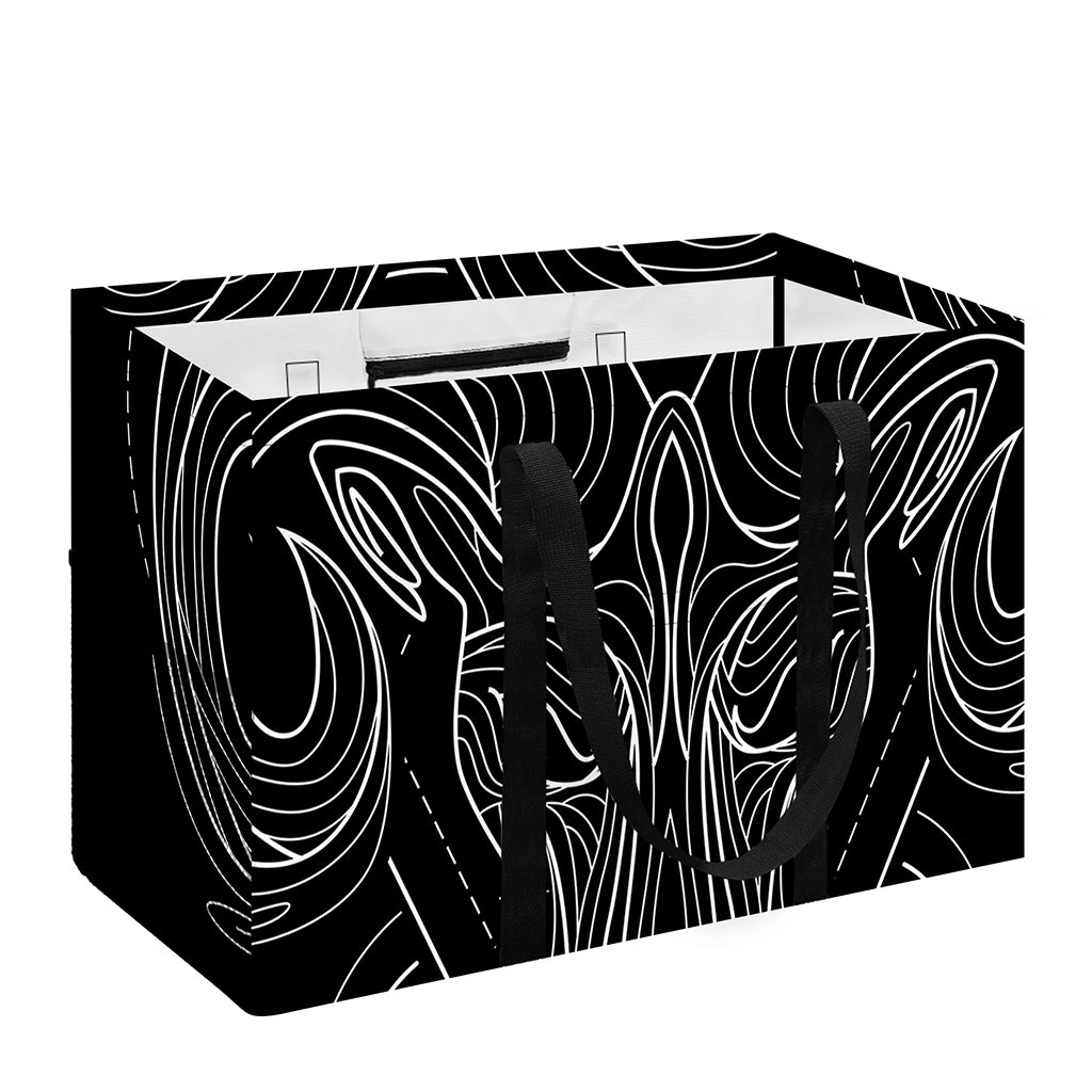 Black And White Aries Sign Print Utility Tote Bag