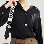 Black And White Axolotl Print Bag Strap