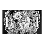 Black And White Axolotl Print Golf Cart Seat Cover
