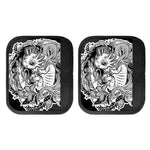 Black And White Axolotl Print Handle Covers