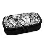 Black And White Axolotl Print Insulin Cooler Travel Case