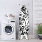 Black And White Axolotl Print Ironing Board Cover