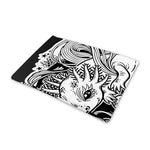 Black And White Axolotl Print Pet Cooling Mat Cover