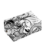 Black And White Axolotl Print Rectangle Tissue Box Cover