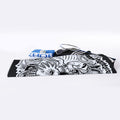 Black And White Axolotl Print Sports Towel