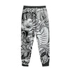 Black And White Axolotl Print Sweatpants