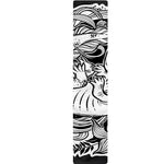 Black And White Axolotl Print Table Runner