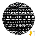 Black And White Aztec Ethnic Print Basketball