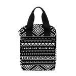 Black And White Aztec Ethnic Print Bible Tote Bag